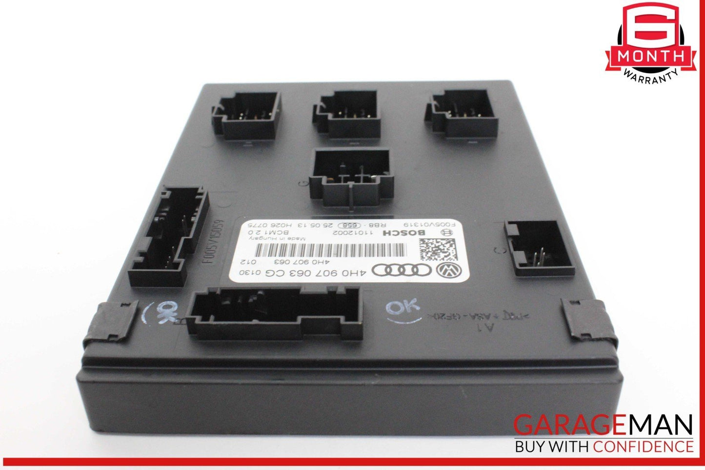 12-18 Audi A6 S6 A7 S7 On Board Supply Body Control Module Unit 4H0907063CG OEM