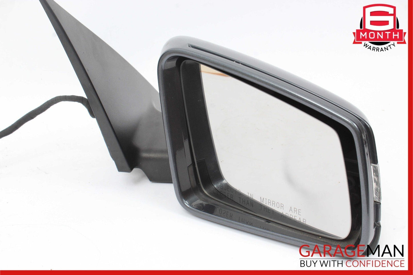 12-14 Mercedes W204 C300 Front Right Side Mirror Door Rear View Glass Grey OEM