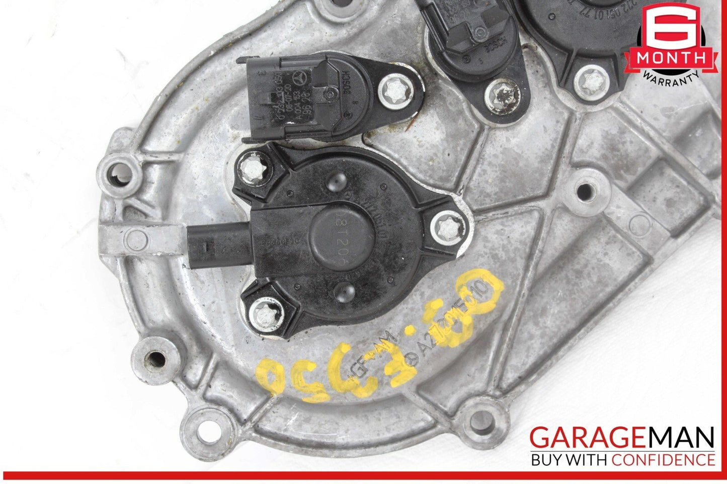 05-13 Mercedes W211 E350 S550 Front Right Engine Timing Chain Cover Plate OEM