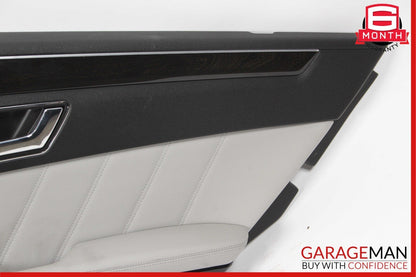 10-13 Mercedes W212 E350 E500 E400 Rear Right Interior Door Panel Cover Grey