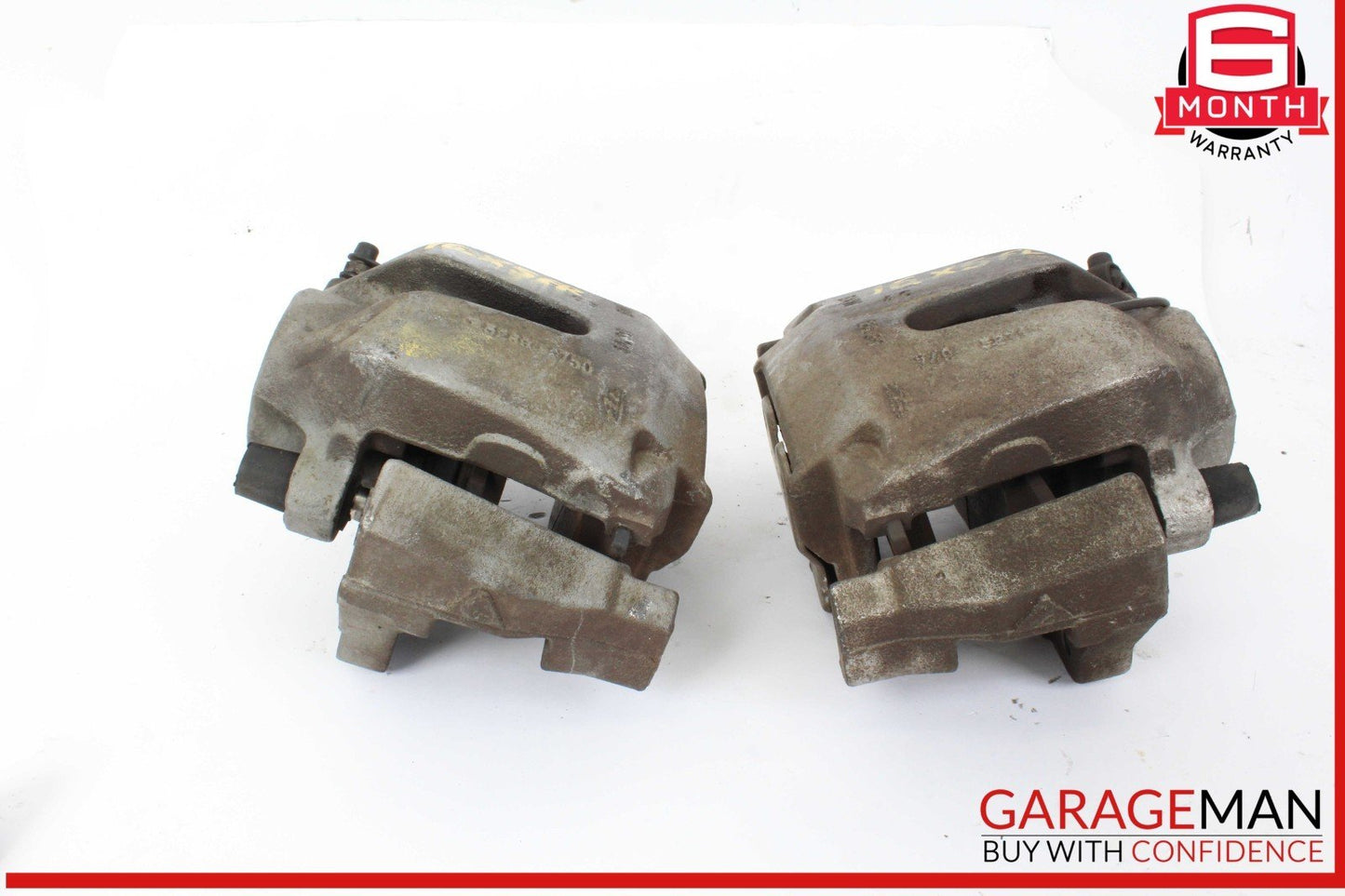14-18 BMW X5 Front Left and Front Right Side Brake Caliper Calipers Set OEM