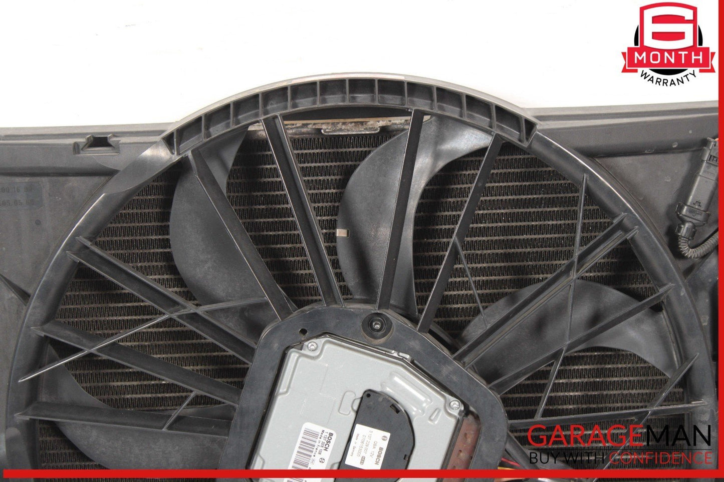 03-09 Mercedes W211 E350 Engine Motor Cooling Fan Radiator A/C Condenser Assy