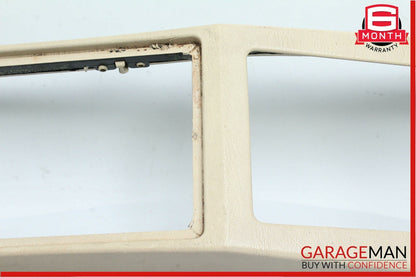 90-02 Mercedes R129 SL500 Upper Center Console Trim Beige OEM