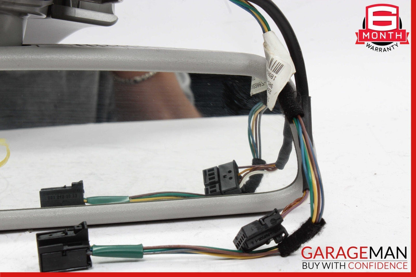 07-09 Mercedes W221 S550 S63 AMG Top Upper Rear View Inside Dim Mirror Gray OEM