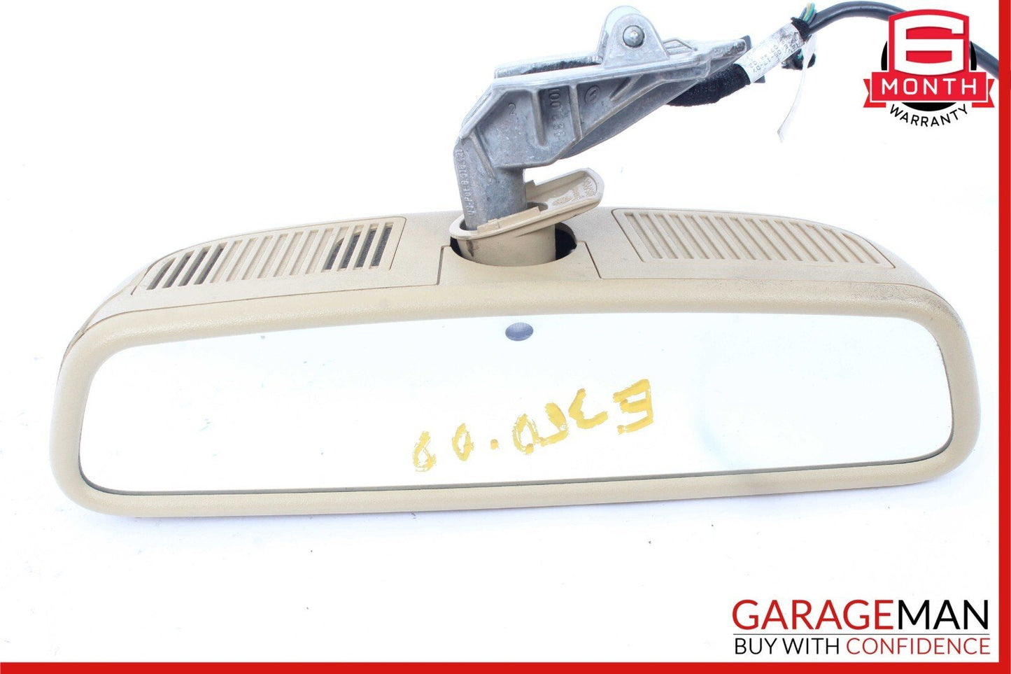 07-09 Mercedes W211 E550 E63 AMG Interior Top Upper Rear View Mirror Brown