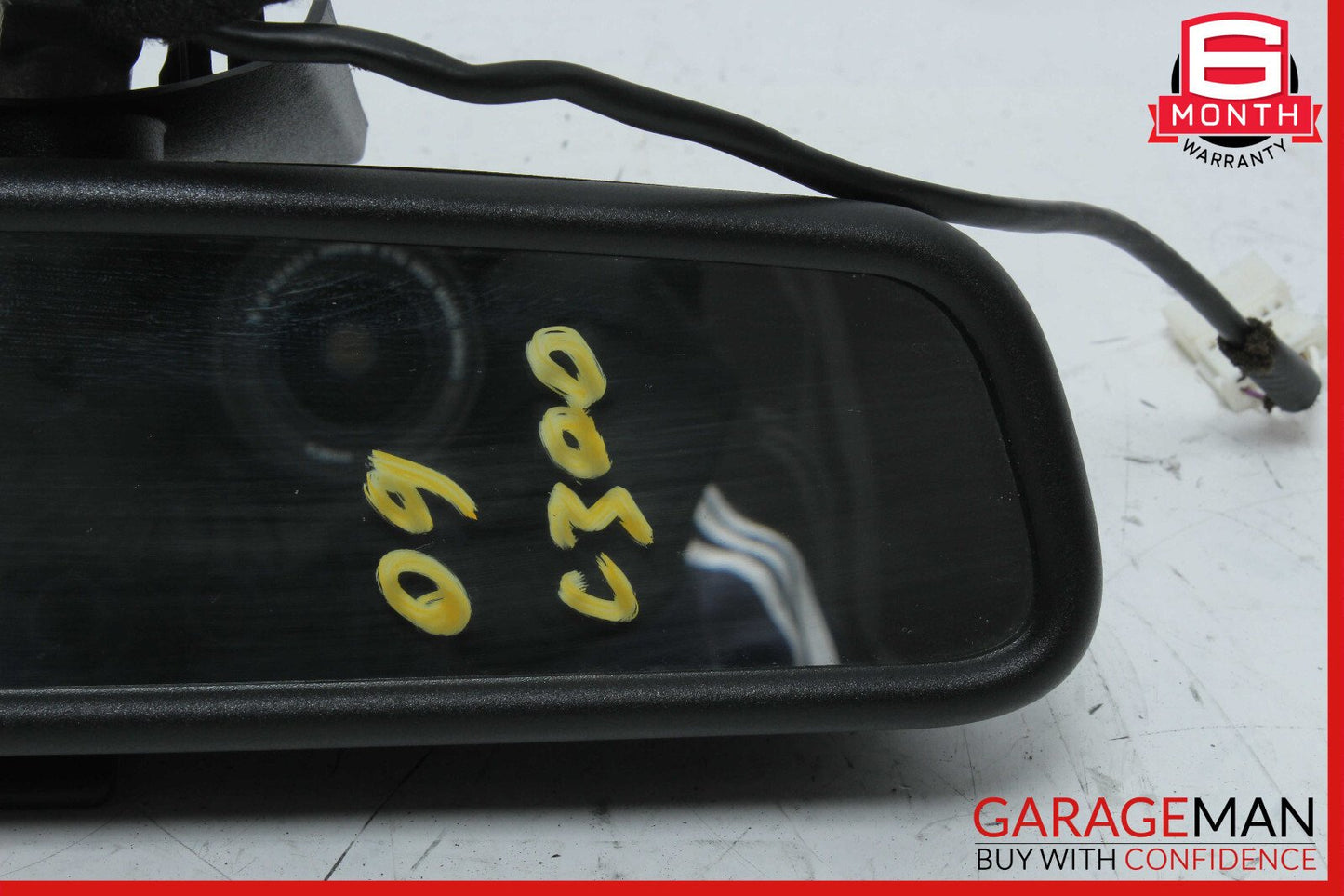08-11 Mercedes W204 C300 C250 Interior Rear View Mirror Black OEM