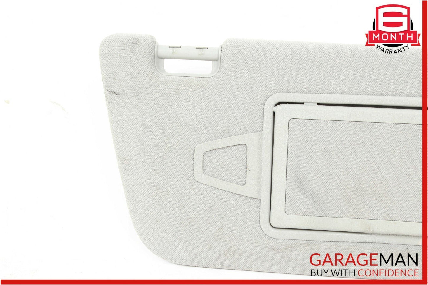 07-13 Mercedes S550 CL550 Front Right Sun Visor Sunvisor Shade Cover Suede Grey