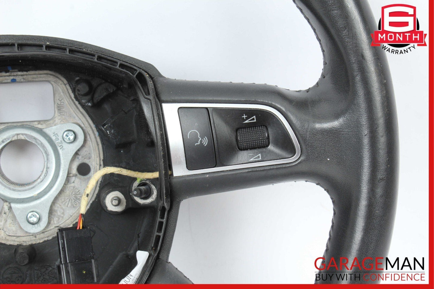 09-12 Audi Q5 4 Spoke Steering Wheel w/ Control Switch Assembly OEM