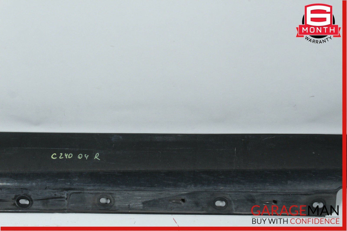 02-05 Mercedes W203 C230 C320 Coupe Right Side Rocker Skirt Moulding Panel Black