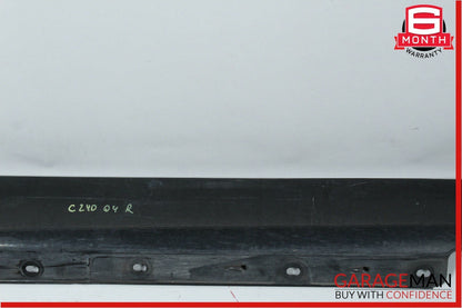 02-05 Mercedes W203 C230 C320 Coupe Right Side Rocker Skirt Moulding Panel Black