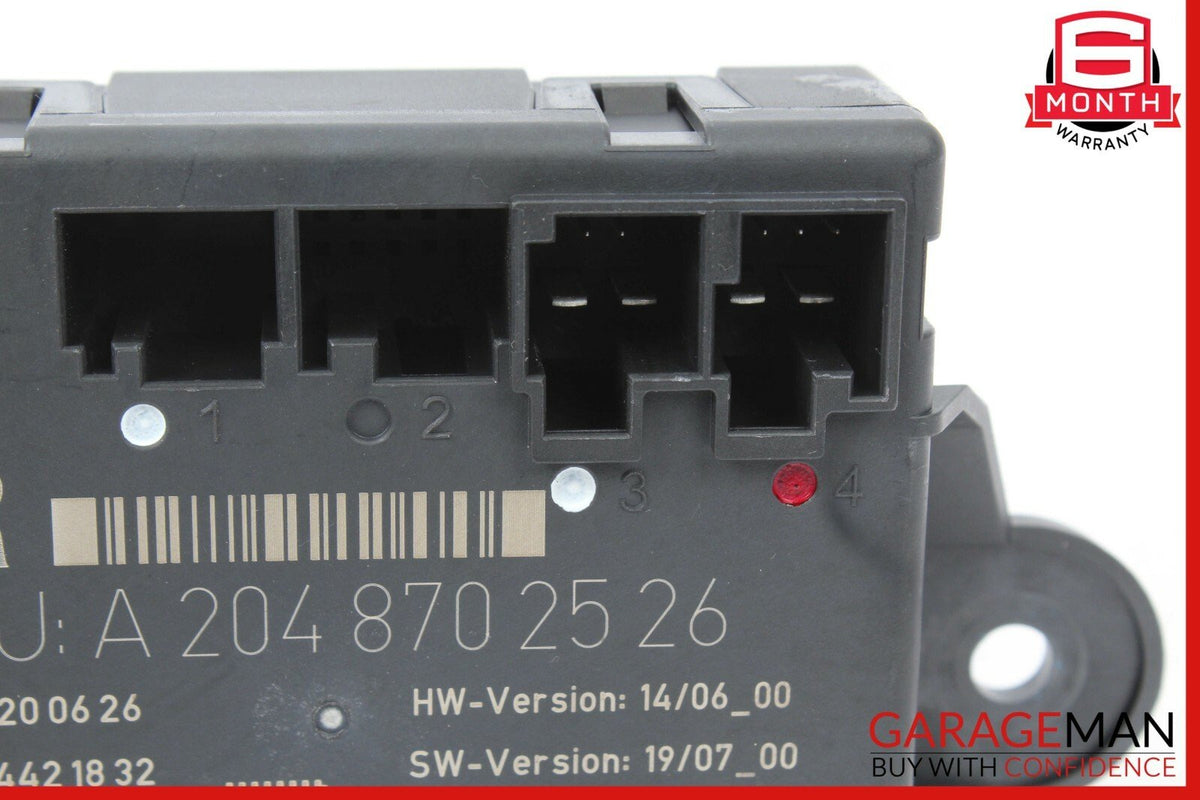 08-14 Mercedes W204 C300 C350 Rear Right Side Door Controller Module Unit OEM