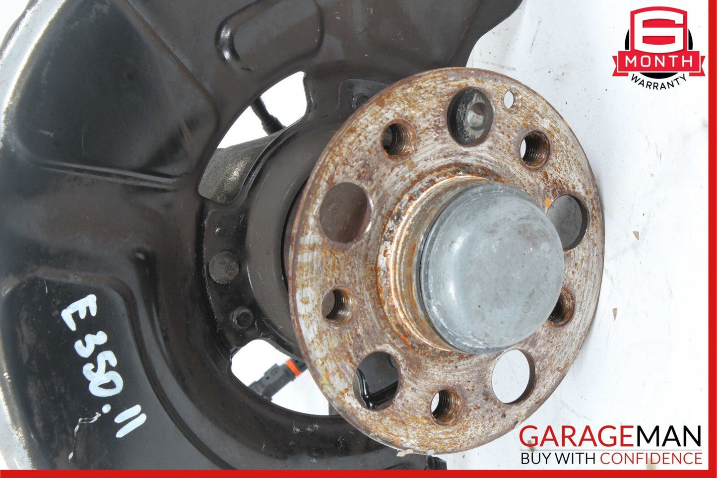 10-16 Mercedes W212 E350 E400 Front Left Driver Spindle Knuckle Hub RWD OEM