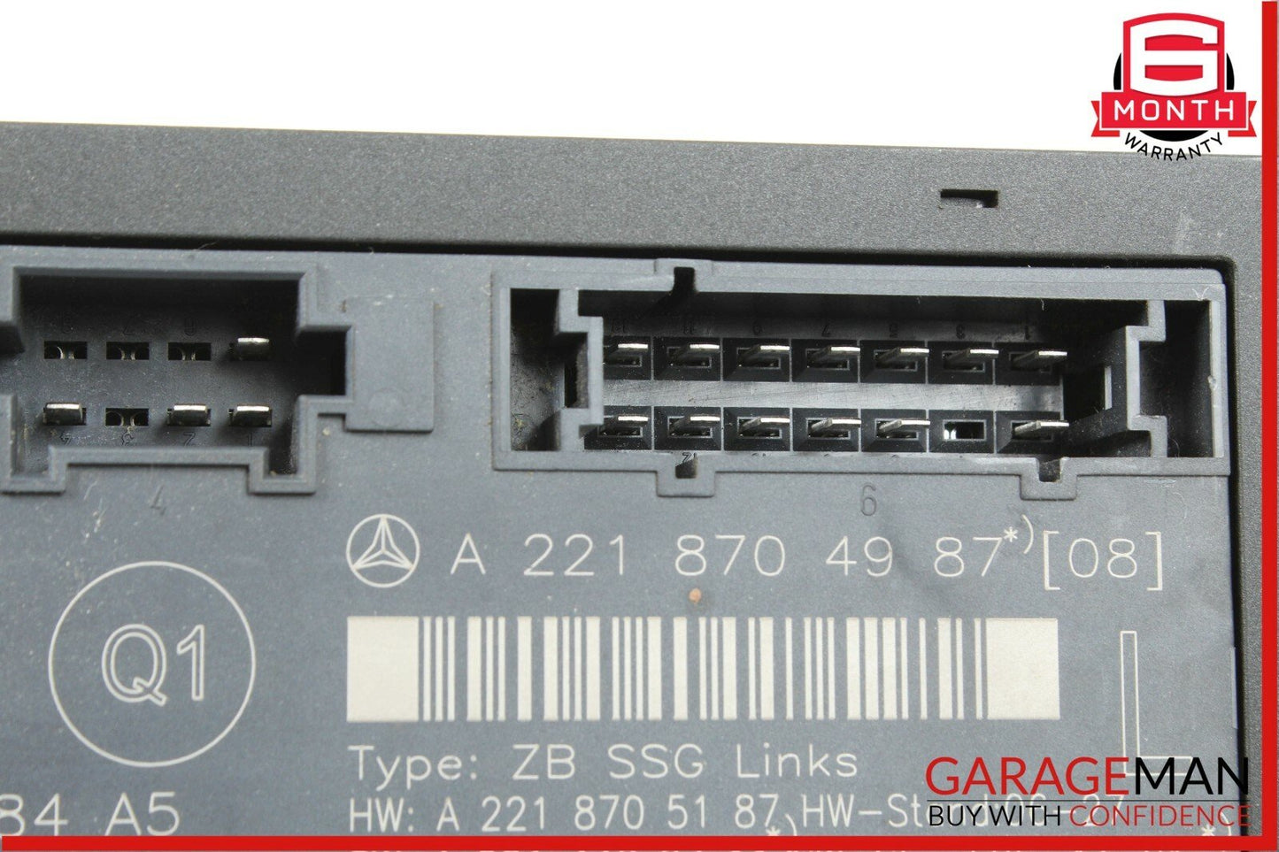 07-13 Mercedes W221 S550 S63 AMG Front Left Driver Side Under Seat Control Unit
