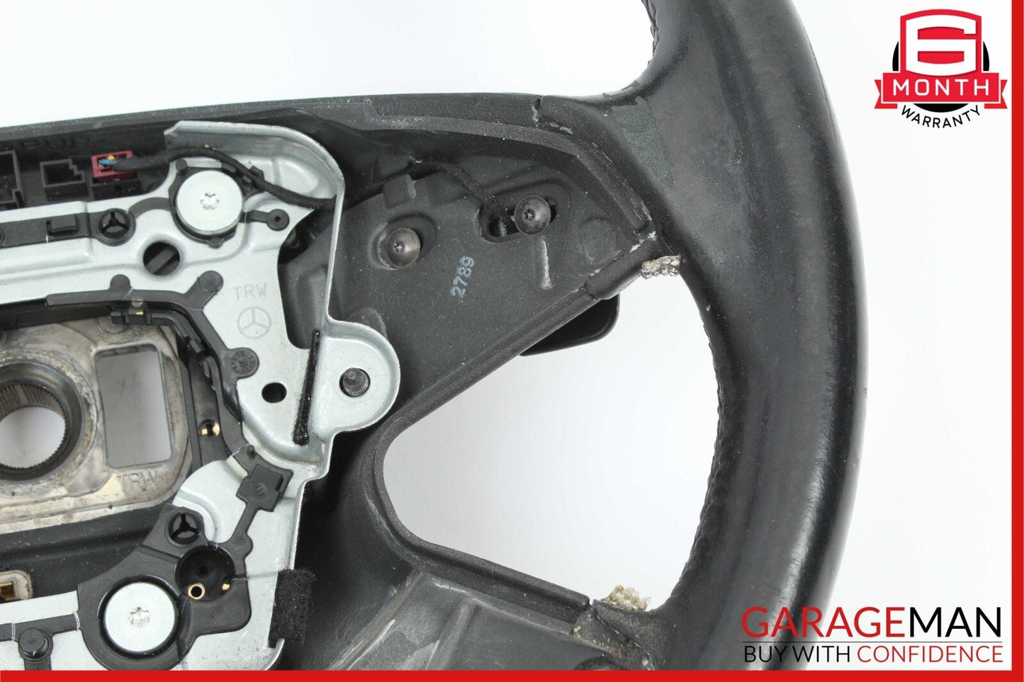 10-13 Mercedes W212 E350 E550 E400 Steering Wheel w/ Paddle Shifters Assy Black