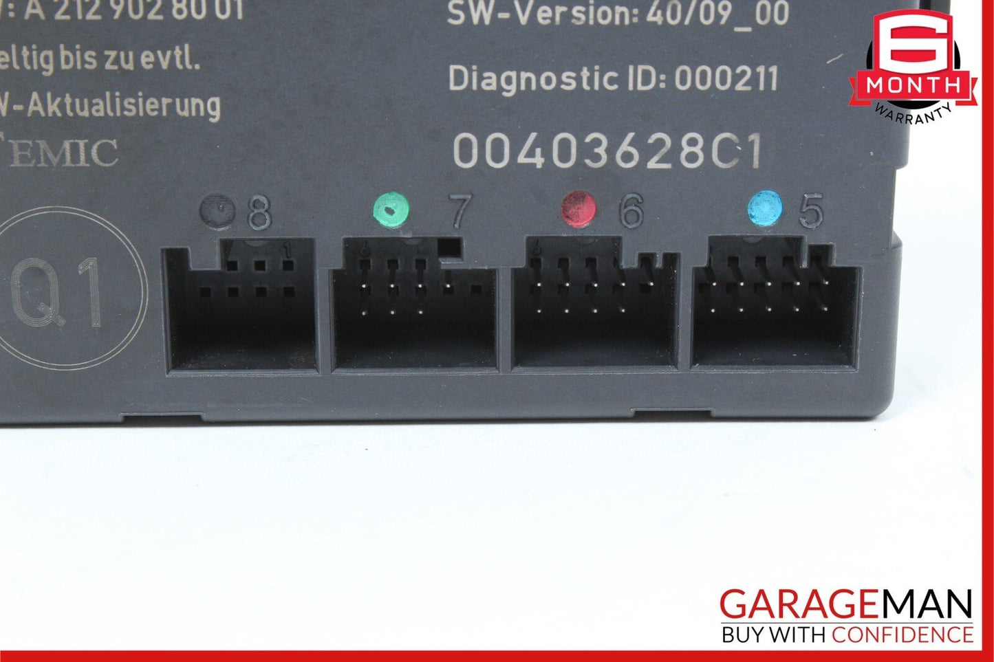 08-18 Mercedes W212 E350 C250 SLK350 Front Left Side Door Control Module Unit
