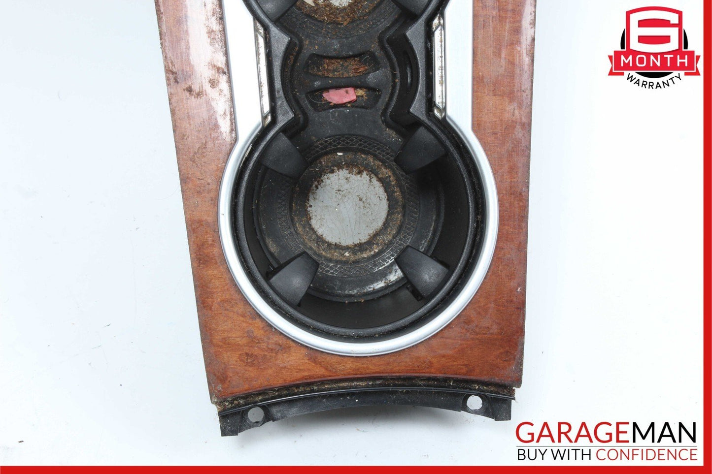 06-12 Mercedes W164 ML350 GL450 Center Console Cup Holder Compartment Wood OEM