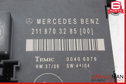 03-09 Mercedes W211 E350 E550 E63 AMG Rear Right Door Controller Module