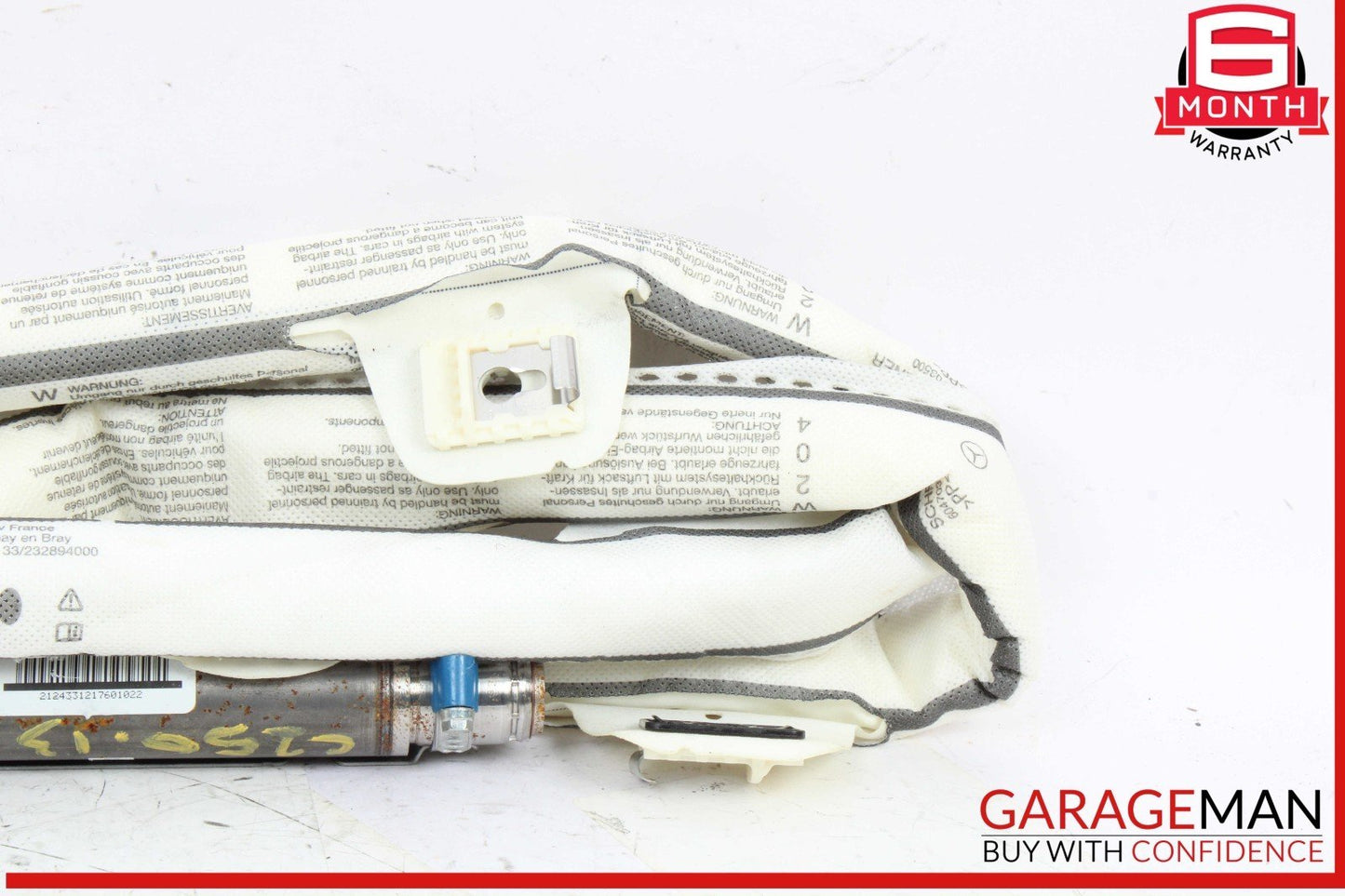 08-14 Mercedes W204 C250 C300 Right Side Roof Curtain Airbag Air Bag OEM