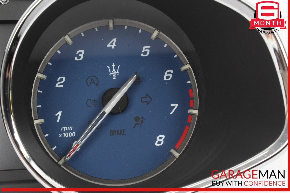 14-17 Maserati Quattroporte M156 Instrument Cluster Speedometer OEM