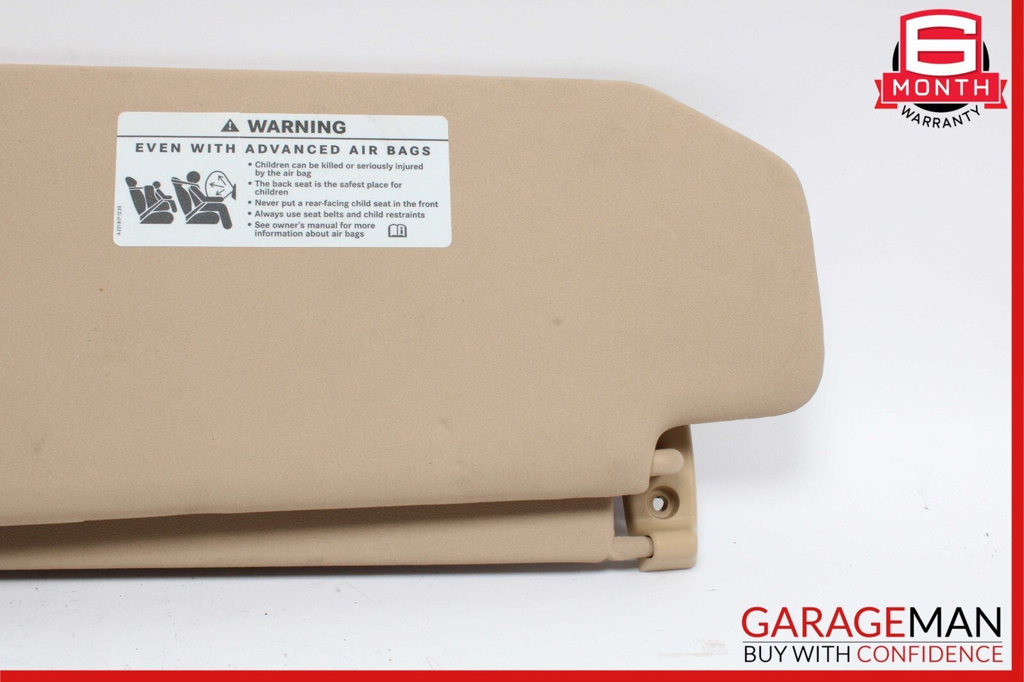 06-08 Mercedes W251 R350 R500 Front Right Side Sun Visor Sun Shade OEM