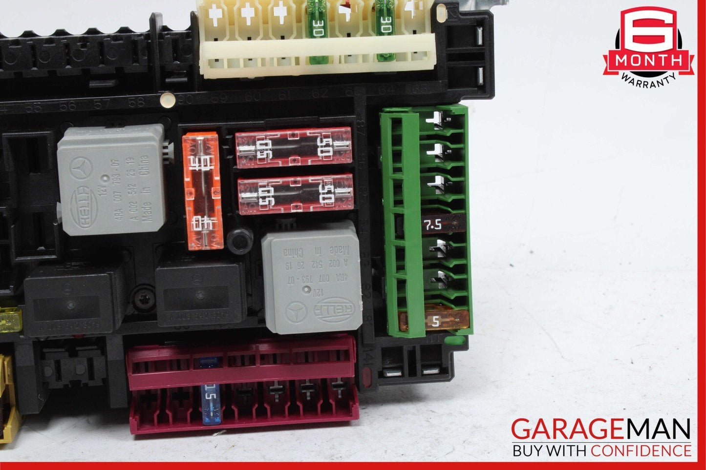 12-14 Mercedes W204 C350 C300 C63 AMG Rear SAM Fuse Box Relay Module Assembly