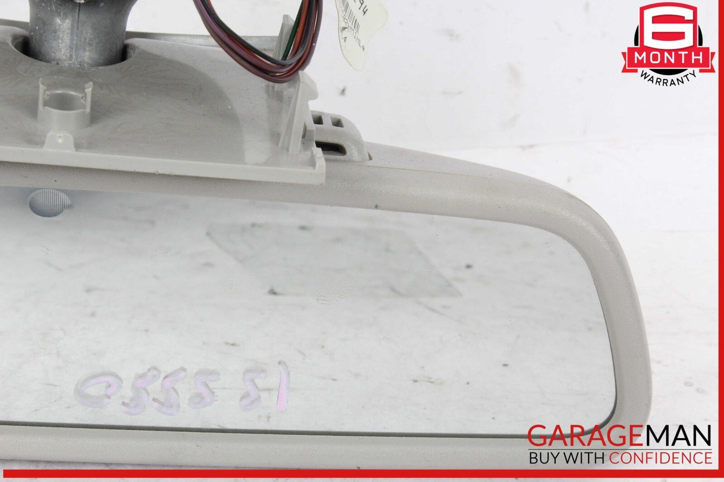 10-13 Mercedes W221 S550 CL550 Interior Rear View Mirror Gray OEM