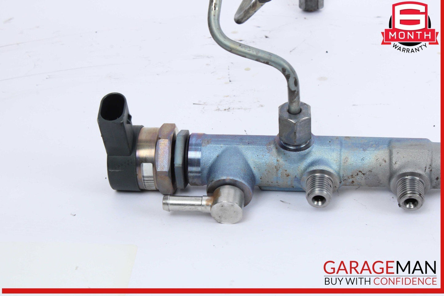 13-15 Mercedes X204 GLK250 Engine Fuel Injector Rail Bosch 6510701595 OEM