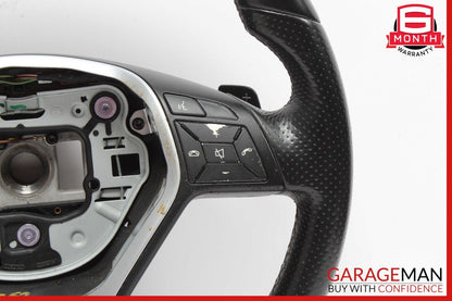 10-13 Mercedes W207 E350 E550 3 Spoke Sport Steering Wheel w/ Paddle Shifters