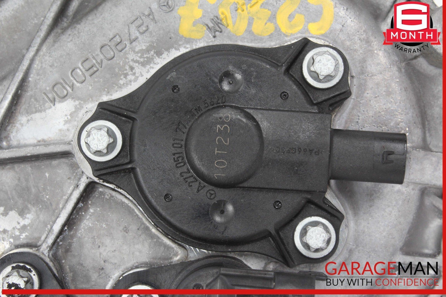 06-10 Mercedes W203 C230 R350 E350 Front Right Engine Timing Chain Cover Plate