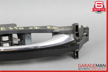 03-09 Mercedes W211 E63 AMG E350 Rear Right Side Exterior Door Handle Black OEM