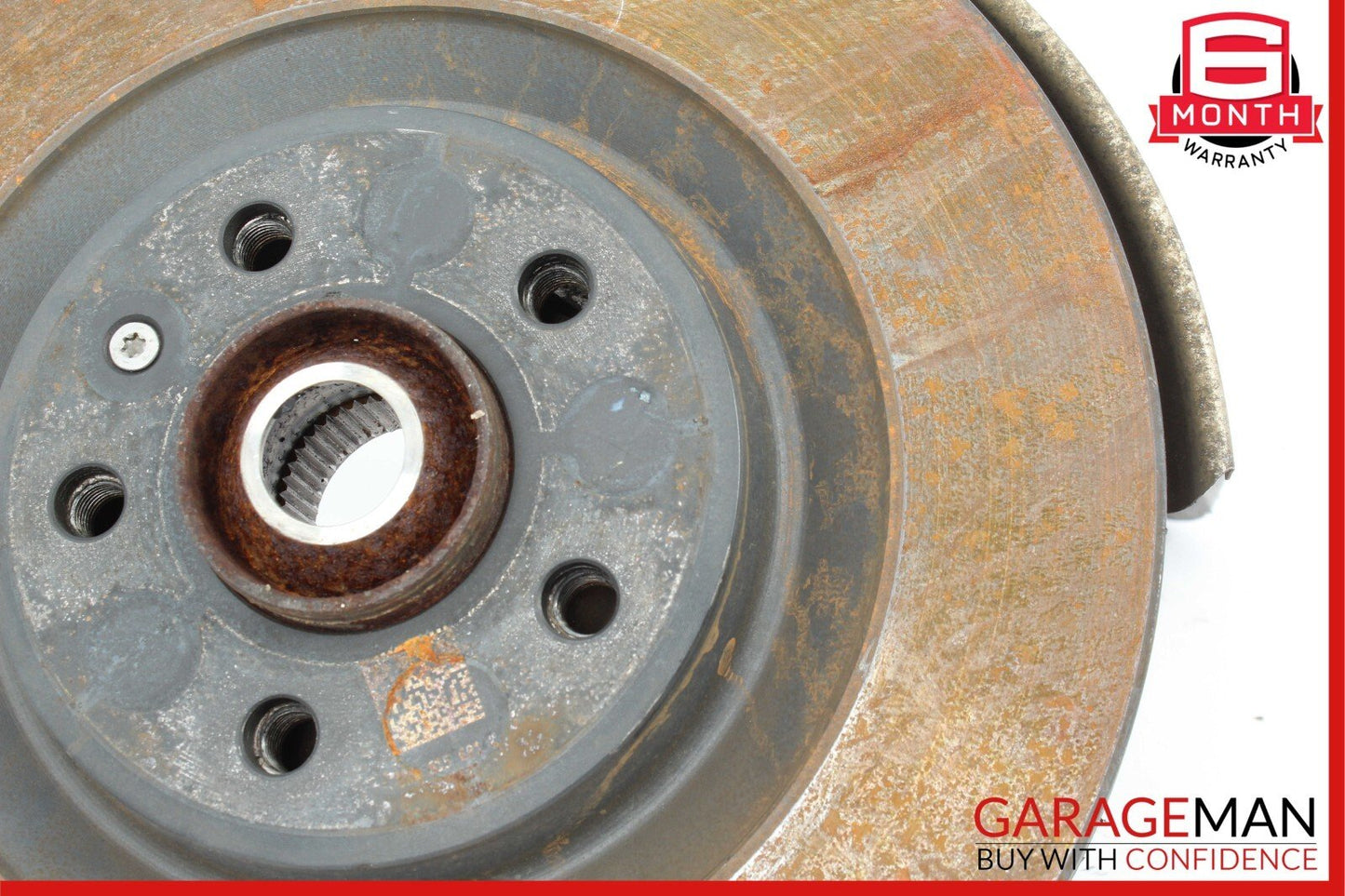 09-18 Audi Q5 A6 A7 Rear Left Side Wheel Spindle Knuckle Hub Bearing Disc Rotor