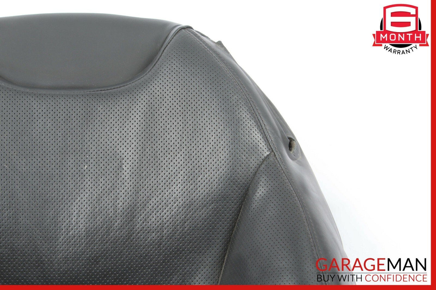 07-14 Mercedes W216 CL550 Front Left Side Top Upper Seat Cushion Black