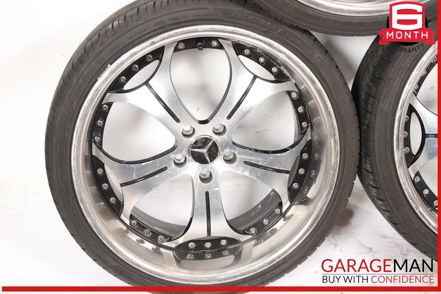 07-13 Mercedes W221 S550 Complete Wheel Tire Rim Set R20 OEM