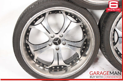 07-13 Mercedes W221 S550 Complete Wheel Tire Rim Set R20 OEM