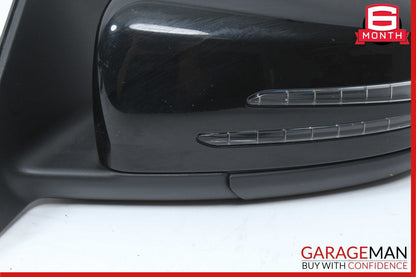 12-14 Mercedes W204 C300 Sedan Left Driver Side Rear View Door Mirror Black OEM