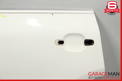 03-06 Porsche Cayenne 955 Rear Left Driver Side Exterior Door Shell Panel White