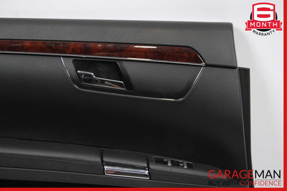 07-09 Mercedes W221 S550 Rear Left Side Interior Door Panel Cover Anthracite