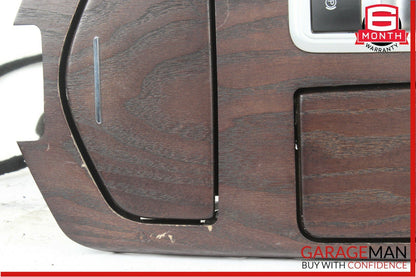14-17 Maserati Ghibli Center Console Cupholder Armrest Ashtray Compartment Wood