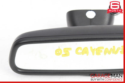 03-06 Porsche Cayenne 955 Interior Top Upper Rear View Mirror Black OEM