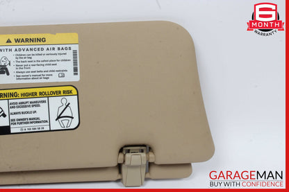 06-12 Mercedes X164 GL450 ML350 Front Left Side Sun Visor Sunvisor OEM