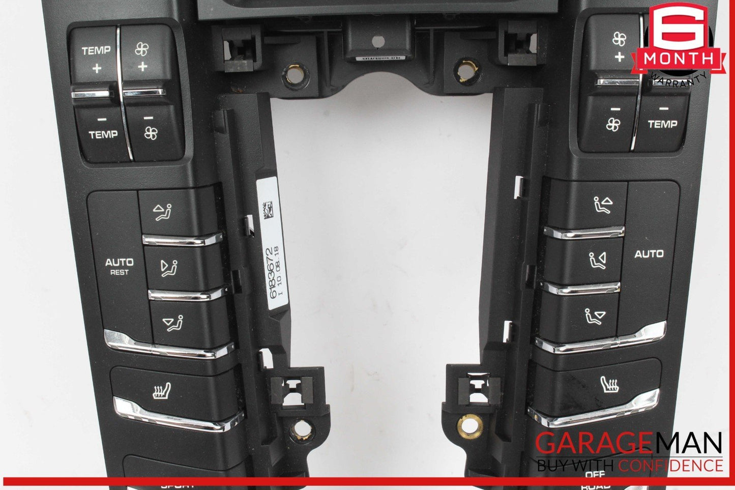 15-18 Porsche Macan 95B Front Center Console Dash Climate Control Panel OEM