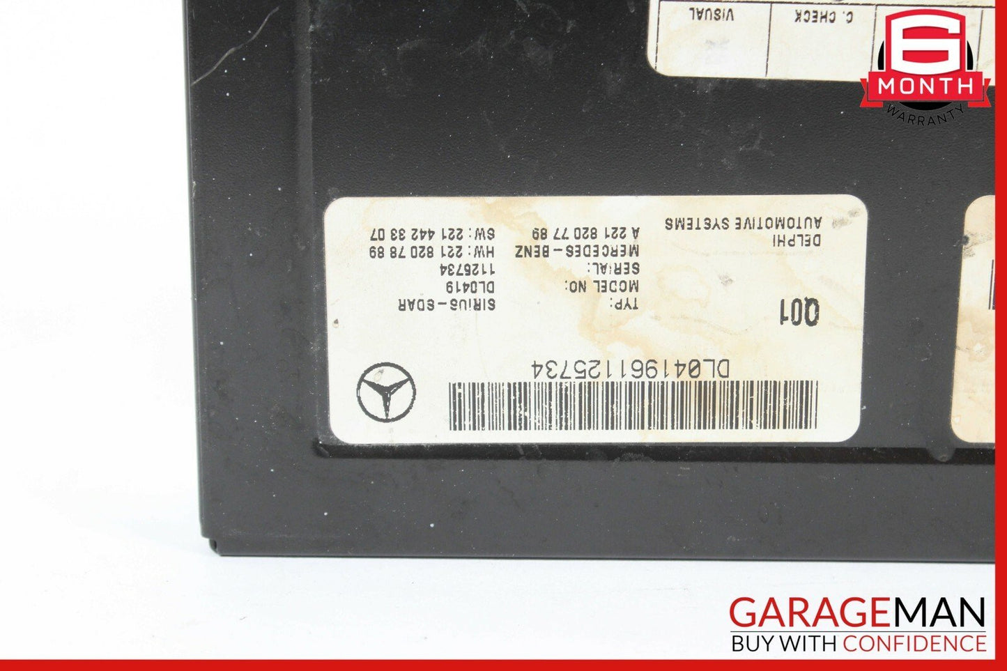07-09 Mercedes W216 CL550 S550 S63 AMG Sirius Satellite Radio Module Receiver