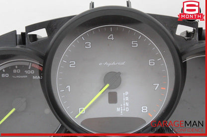 14-16 Porsche Panamera 970 E-Hybrid Speedometer Instrument Cluster OEM