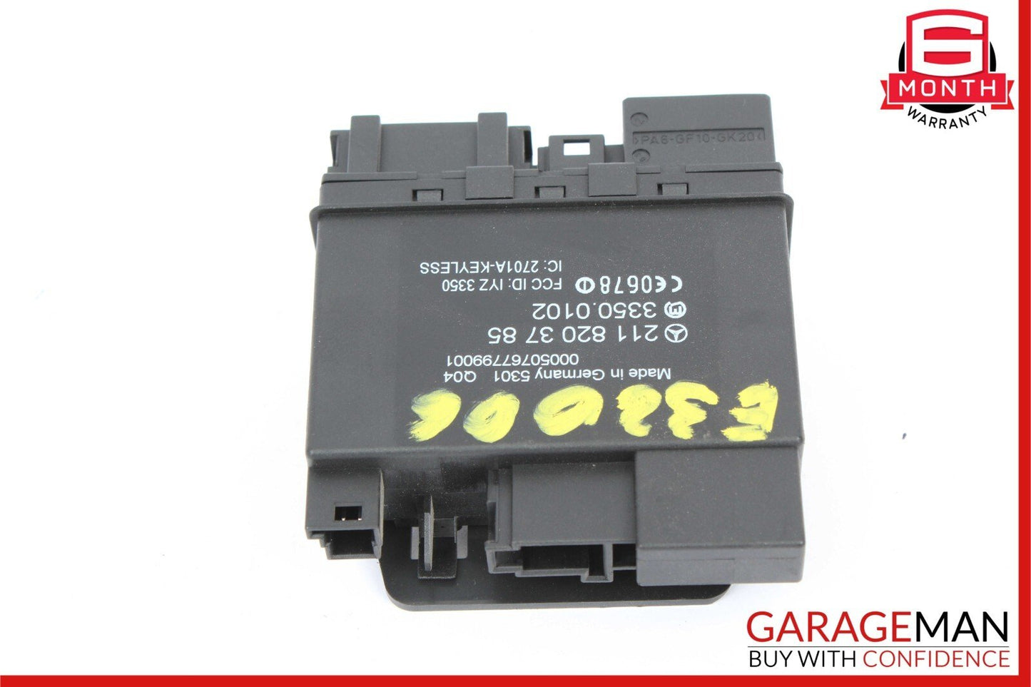 03-09 Mercedes W211 E320 E63 CLS550 Rear Door Keyless Go Control Module Unit OEM