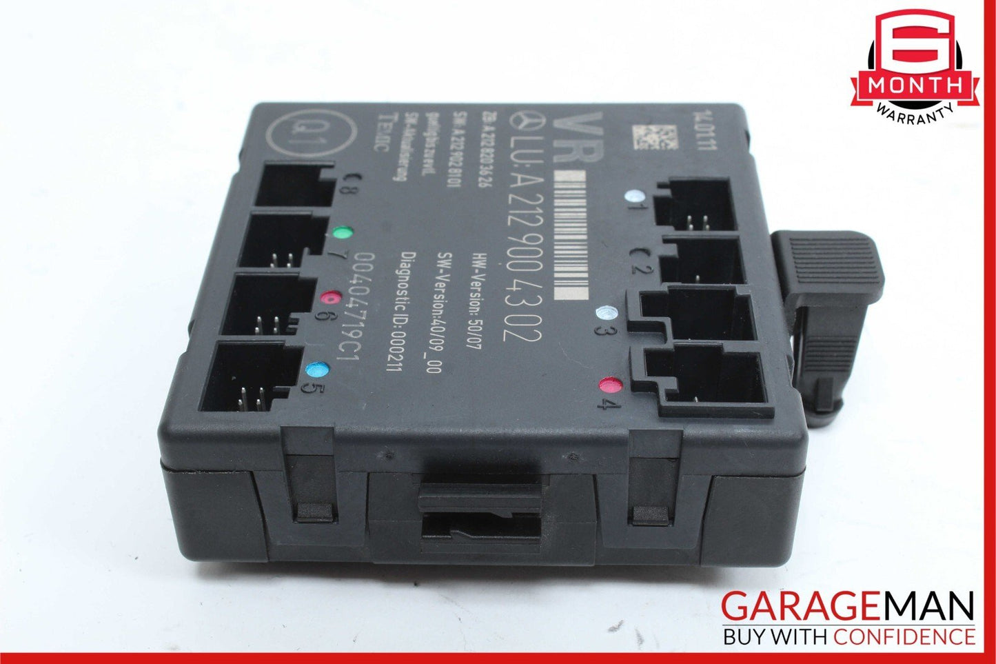 08-18 Mercedes W212 E350 C250 C300 Front Right Side Door Control Module Unit