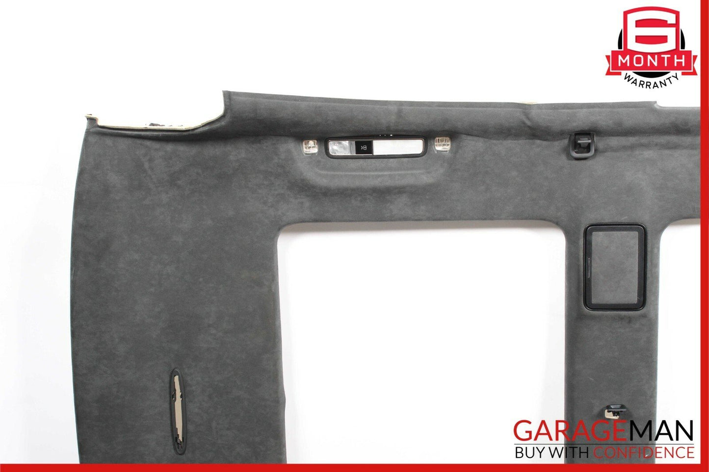 10-13 Mercedes W221 S63 AMG Panoramic Roof Ceiling Headliner Trim Suede Black