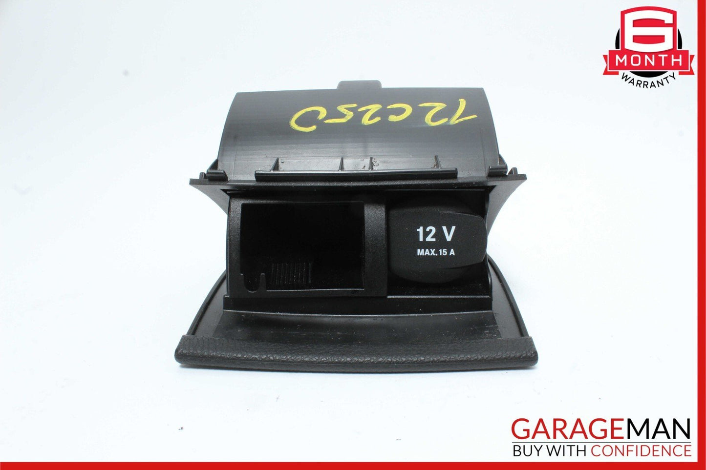 08-17 Mercedes W204 C250 E350 Center Console Ashtray Ash Tray Rear Black OEM