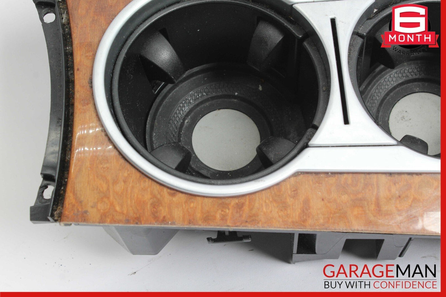 06-12 Mercedes X164 GL450 GL550 ML500 Center Console Cup Holder Compartment Wood