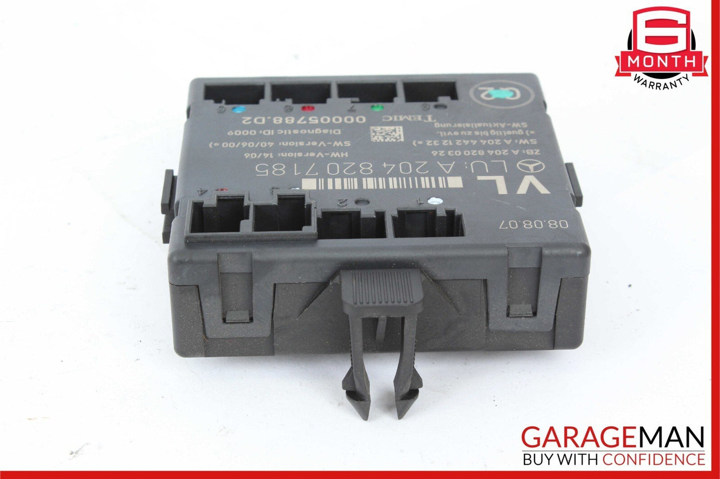 08-14 Mercedes W204 C250 C300 C350 Front Left Driver Side Door Control Module
