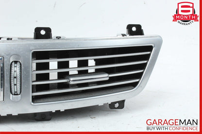 07-13 Mercedes W221 S550 Center Dash A/C Air Vent Trim Clock Assembly OEM